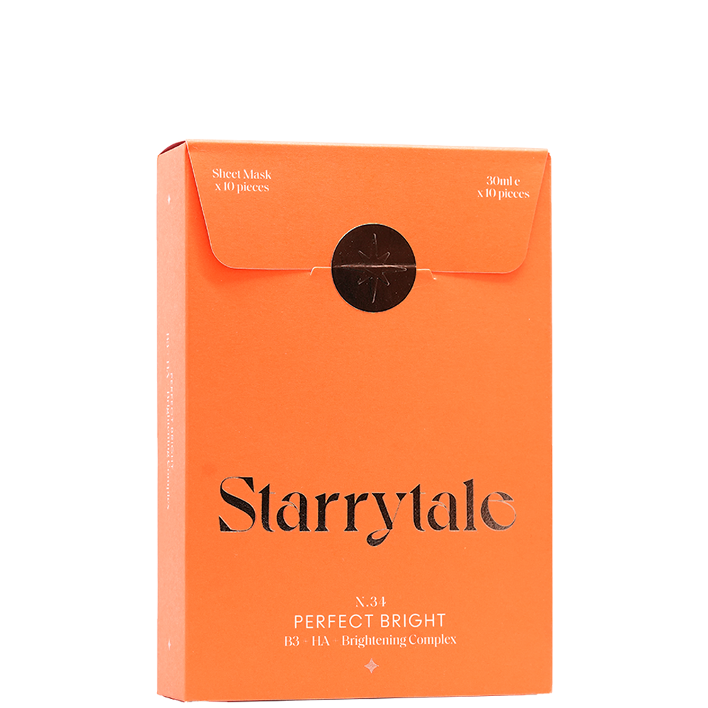 STARRYTALE|N.34 Perfect Bright|極緻拋光嫩膚面膜|JUMBO 10pcs/box